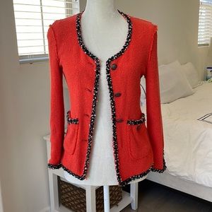Zara - tweet Jacket red S